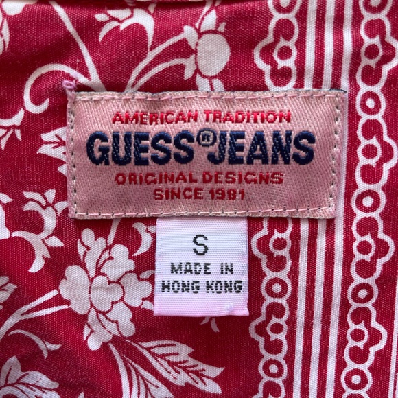 Guess Jeans Bandana Button Up - Picture 2 of 5